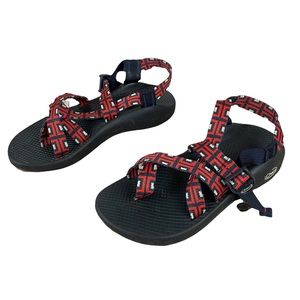 Chaco Sandals  Women’s  Size 8 Toe Loop Red Lacy Strappy